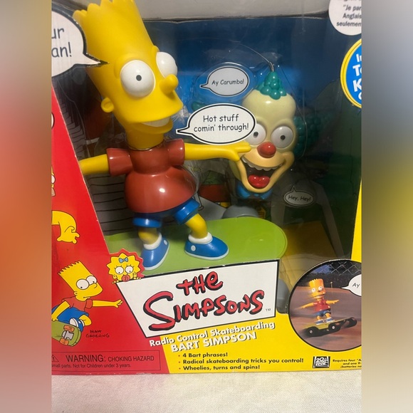 Bart Simpson Skateboard Krust Radio Control - Picture 3 of 8
